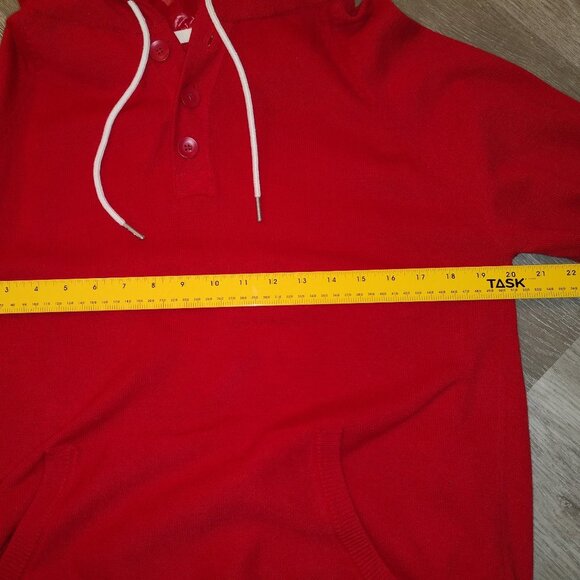 Le 31 Men's 1/4 Button Long Sleeve Hooded Sweater - Picture 6 of 6